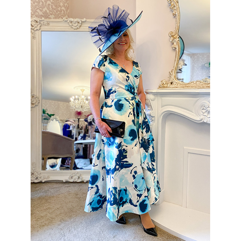 Royal blue and turquoise dresses sale